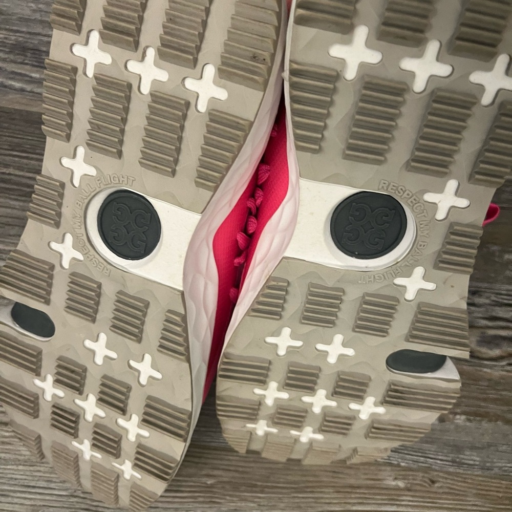 G/FORE Pink and Gray Sneakers/Golf Shoes - Picture 13 of 15